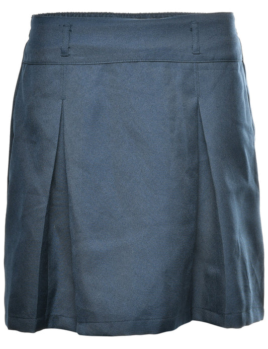 Navy A-line Skirt - M